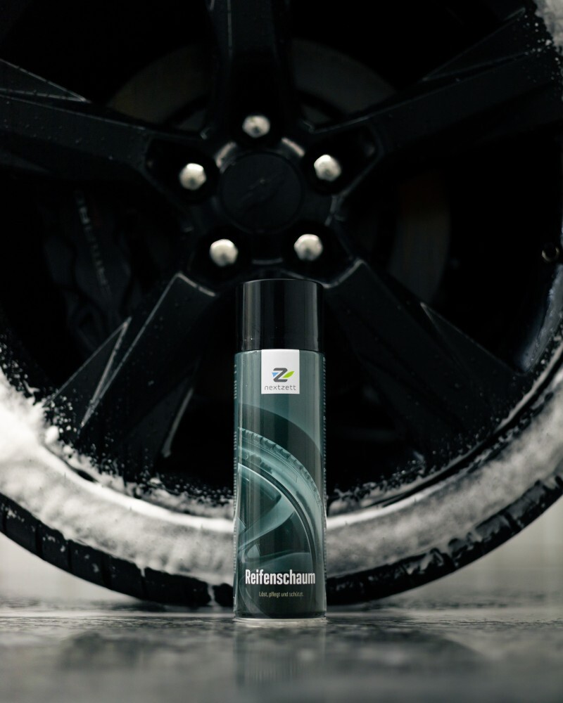Nextzett Tire Foam water-based tire dressing shine